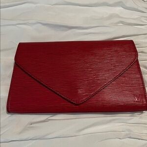 Elegant Red Clutch